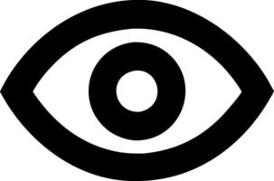 Simple Eye Symbol design vector