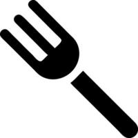 Flat Fork Icon for Culinary Arts vector