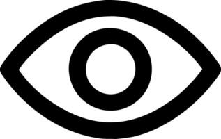 Icon of Eye with Pupil vector