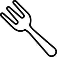 Elegant Fork Symbol for Tableware vector