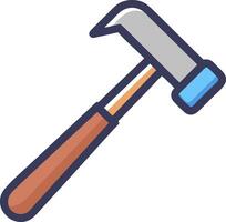 Simple Hammer Tool design vector