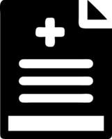 Prescription Report File Icon vector