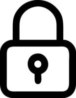 Safety Lock Icon for Websites vector