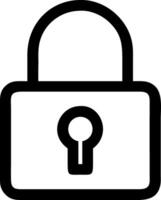 Modern Security Lock Icon vector