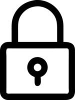 Secure Padlock Icon design vector