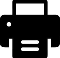 Abstract Printer Icon for Graphic Design vector