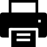 Classic Printer Icon for Documents vector