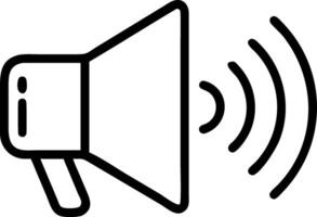 Classic Speaker Icon for Audio Branding vector