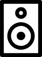 Portable Speaker Symbol for UI vector