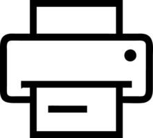 Modern Printer Icon Design Symbol vector