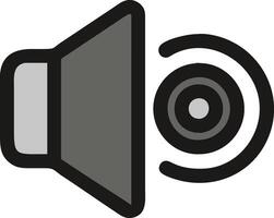 Modern Speaker Icon Design Symbol vector