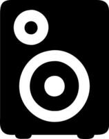 Minimalist Audio Speaker Icon vector