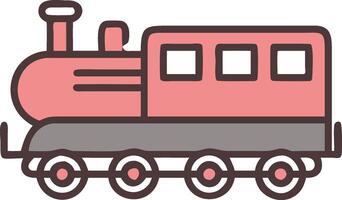 Subway Train Icon for Navigation vector