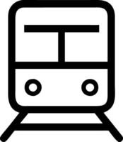 Metro Train Design Symbol for Apps vector