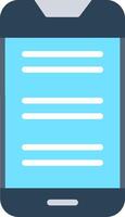 A tablet with a blank page on it vector