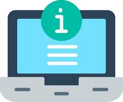 A laptop with a green button on it vector