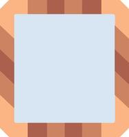 A square frame with a blank white space vector
