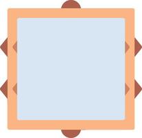 A square frame with a blank space in it vector