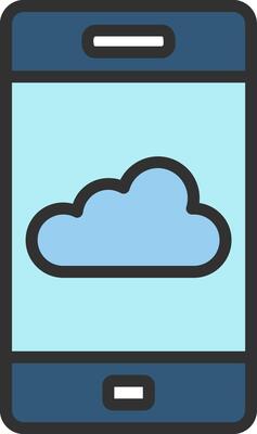 Cloud computing icon
