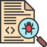 Bug report illustration vector