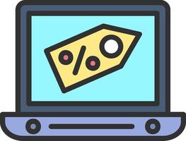 A laptop with a slice of cheese on it vector