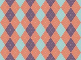 Stylish pastel argyle pattern, perfect for backgrounds, textiles, or website design. Its soft colors and classic design evoke a sense of sophistication and timeless elegance. vector