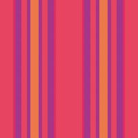 Eagged seamless vertical fabric, quiet texture textile pattern. Seco lines stripe background in red and indigo colors. vector