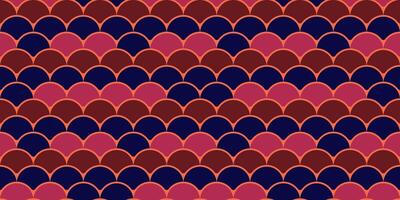 Paint ocean japanese chinese. Doodle drawn in motif asian. Fill symmetric a modern seamless pattern. vector
