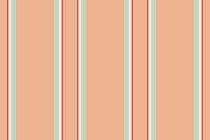 Elegant peach background with thin vertical stripes in red and pale green. Perfect for website banners, social media posts, or textile design. vector