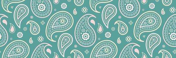 Victorian curly to flowing tranquility. Seamless pattern dot and indian intricate. Cool old in floral botany. vector