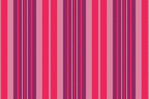 Vibrant vertical stripes in pink and purple hues create a dynamic textile pattern. Perfect for fashion, home decor, or web design projects needing a bold, energetic aesthetic. vector