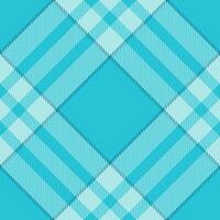 Elegant teal and aqua plaid pattern. Perfect for textile design, backgrounds, or web design projects. This geometric texture evokes feelings of calmness and sophistication. vector