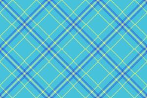 Vibrant turquoise and pale yellow diagonal plaid pattern. Perfect for textile designs, website backgrounds, or adding a fresh, summery feel to your projects. vector