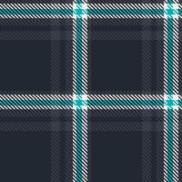 Stylish teal and gray plaid pattern. Perfect for textile designs, website backgrounds, or fashion projects. The intersecting lines create a modern, geometric texture. vector