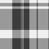 Stylish grayscale plaid pattern. Modern geometric design ideal for textile prints, website backgrounds, or packaging. Clean lines subtle texture create a sophisticated, versatile image. vector
