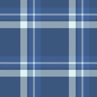 Dye textile pattern seamless, popular tartan background fabric. Repeating plaid texture check in blue and light colors. vector
