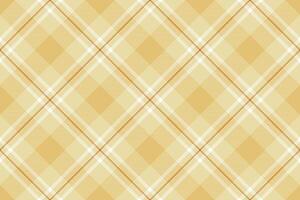 Elegant beige and cream plaid pattern. Subtle texture and warm color palette ideal for backgrounds, textiles, or packaging design. Evokes feelings of comfort, warmth, and sophistication. vector