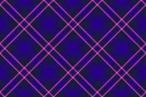 Abstract purple and pink diagonal plaid pattern. Geometric texture ideal for textile design, fashion, website backgrounds, or modern branding. vector