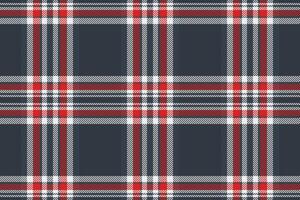 Minimal plaid fabric tartan, mosaic texture check pattern. Party seamless textile background in dark and white colors. vector