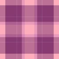 Scenery check fabric , effect seamless texture plaid. Scrapbooking background textile tartan pattern in pink and red colors. vector