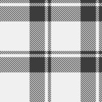 Stylish monochrome plaid pattern. Perfect for textile design, website backgrounds, or fashion projects. Clean lines and subtle texture create a versatile and timeless aesthetic. vector