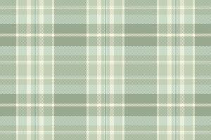 Elegant sage green and cream plaid pattern. Perfect for textile design, fabric prints, wallpaper, or website backgrounds. Evokes a feeling of calm and sophistication. vector