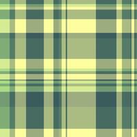 1960s pattern textile check, luxurious tartan plaid. Setting seamless texture fabric background in green and pastel colors. vector