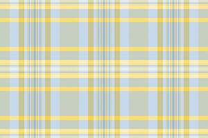 Pastel yellow and blue plaid pattern. Perfect for textile design, website backgrounds, or crafting projects. A cheerful and versatile image evoking feelings of calmness and spring. vector