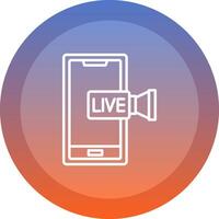 Streaming Icon Symbol Art vector