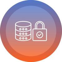 Database Creative Icon Symbol Art vector