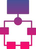 Flowchart Icon Symbol Art vector