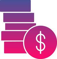 Coin Icon Symbol Art vector