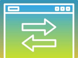 Transfer Data Icon Symbol Art vector