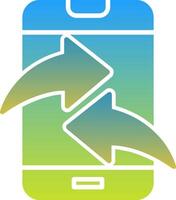 Send Data Icon Symbol Art vector